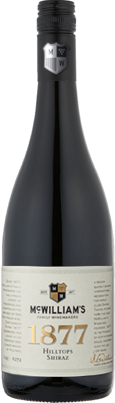 1877 Canberra Shiraz Shiraz 2015 | McWilliam’s